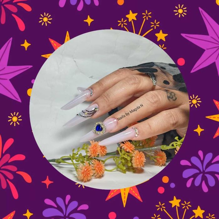 Unghii cu gel și semi