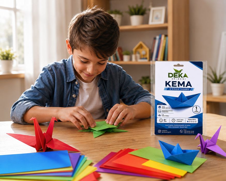 Набор для оригами «Кораблик» DEKA ORIGAMI