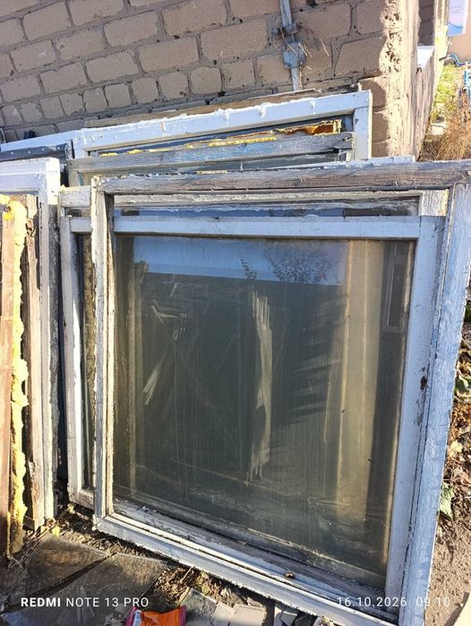 продам окна б/у можно для теплицы