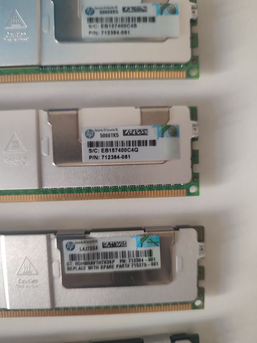 Set 128 GB-Memorie Server Samsung 32Gb x 4 DDR3 1866 Pc3-14900L ECC,