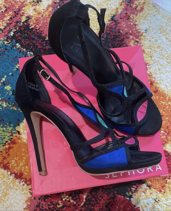 Sandale cu toc versace