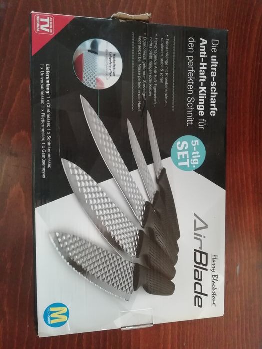 Set Nou 5 cuțite bucătărie