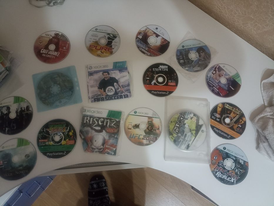 Продаю игры на ps2 и xbox 360