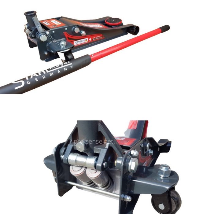 Нископрофилен Крик 4 тона Крокодил  83-505мм с 2 помпи StahlMayer-XL