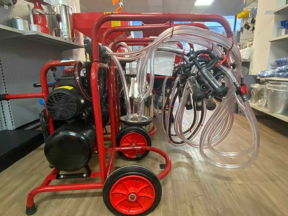 Aparat de muls vaci oi capre cu 1 2 4 6 posturi 1 2 bidoane- REDUCERI-