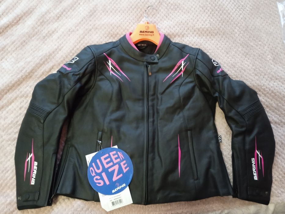Дамско кожено мото яке Bering XL