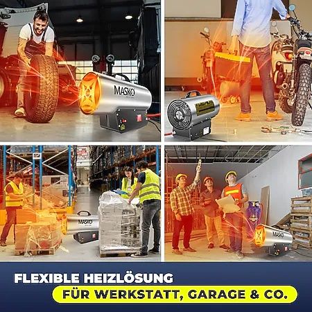 Tun/ventilator de încălzire cu gaz