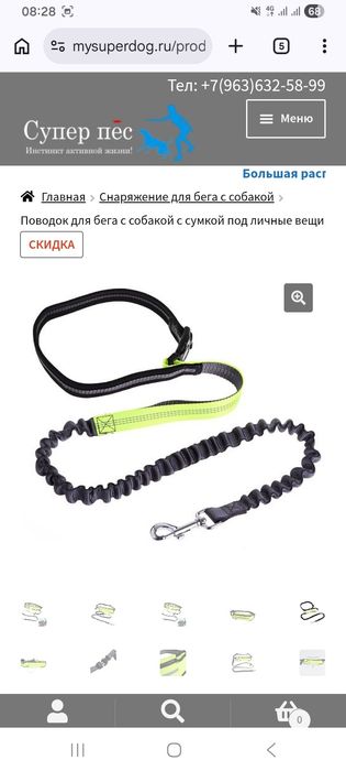 Отдам сумку с поводоком для собаки