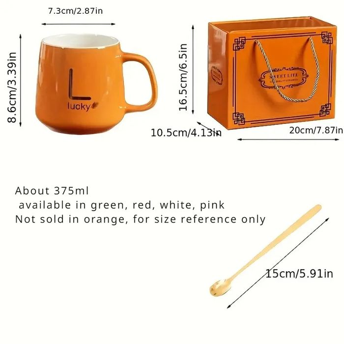 Керамическая кофейная кружка с крышкой и ложкой подарочная с подогрева