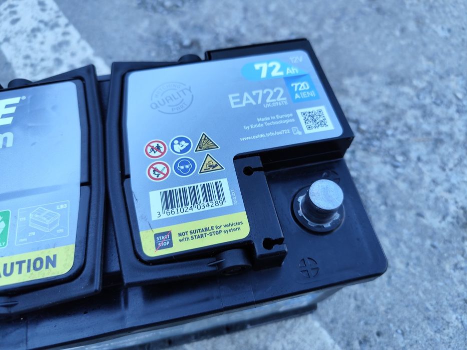 Акумулатор EXIDE Premium 12V 72Ah 720A