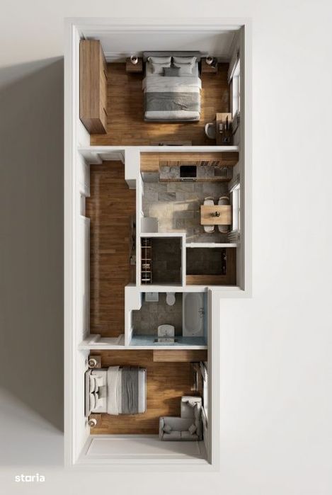 Apartament 2 cam decomandate - strada Dunarii(Exclusivitate)