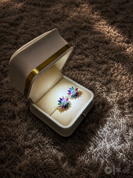 Серебро серёжки английский замок есть проба