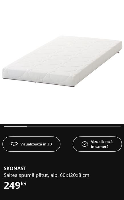 Patut Myllra Ikea + saltea