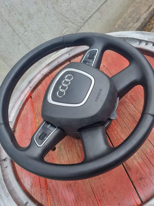 Volan Audi A4 B8/A5/Q5 cu comenzi + airbag OEM