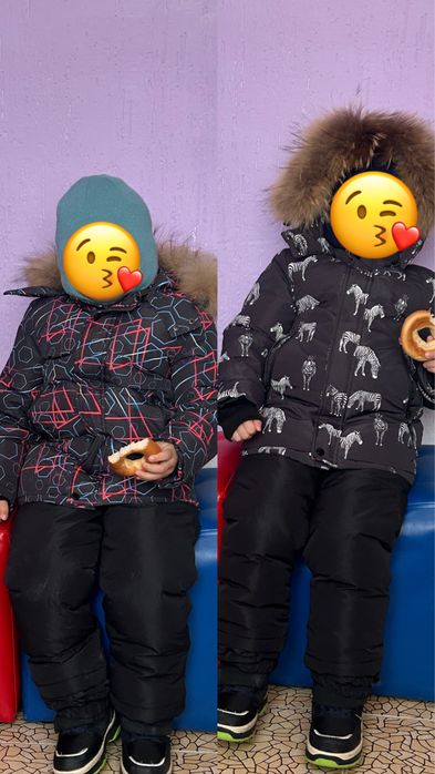 Зимние комбенезоны 2 штуки