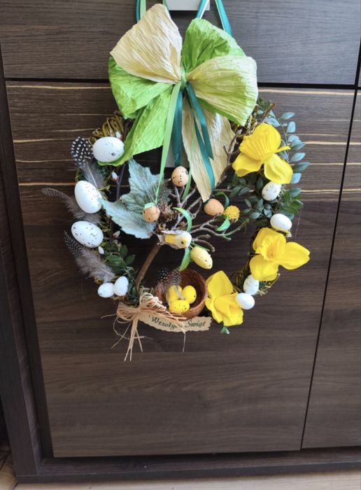 Coronita oua Paste decor pasari flori