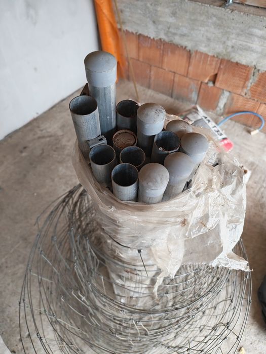 Vand gard cu stalpi de aluminiu