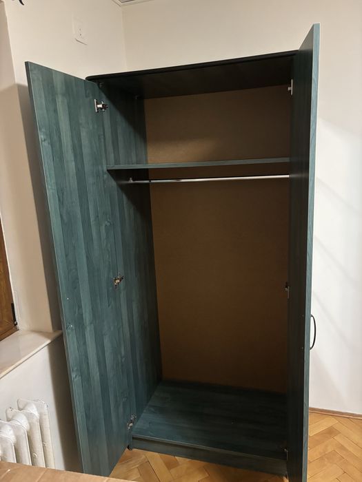 dulap pentru haine  verde din pal