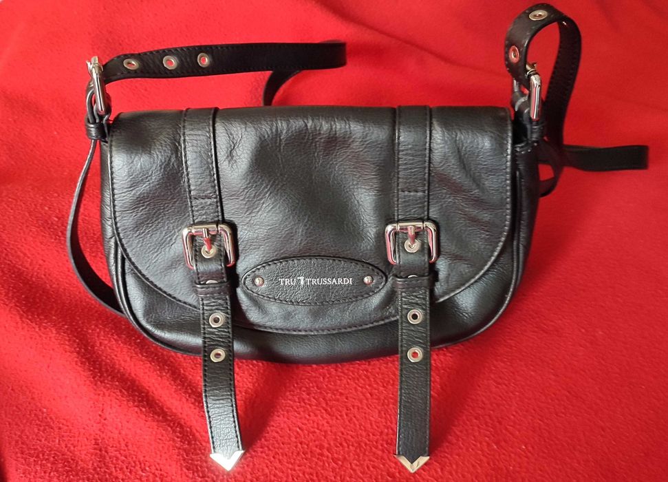 Geantă din piele TRUSSARDI