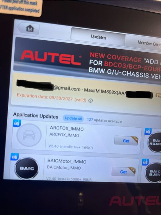 Autel IM 508s + XP400pro + Gbox3