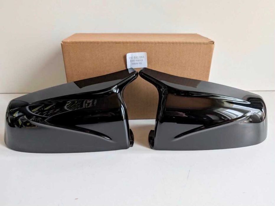 Капаци огледала BMW E60 фейслифт Е61 Е63 Е64,черни БМВ facelift lci