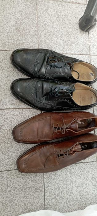 Мъжки обувки естествена кожа, Италия