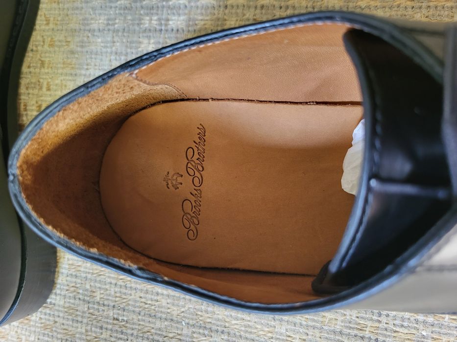 Pantofi negri din piele Brooks Brothers noi măsura 9 1/2 D