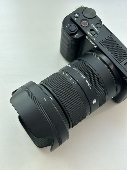 Sony zv e10 + sigma 18-50mm