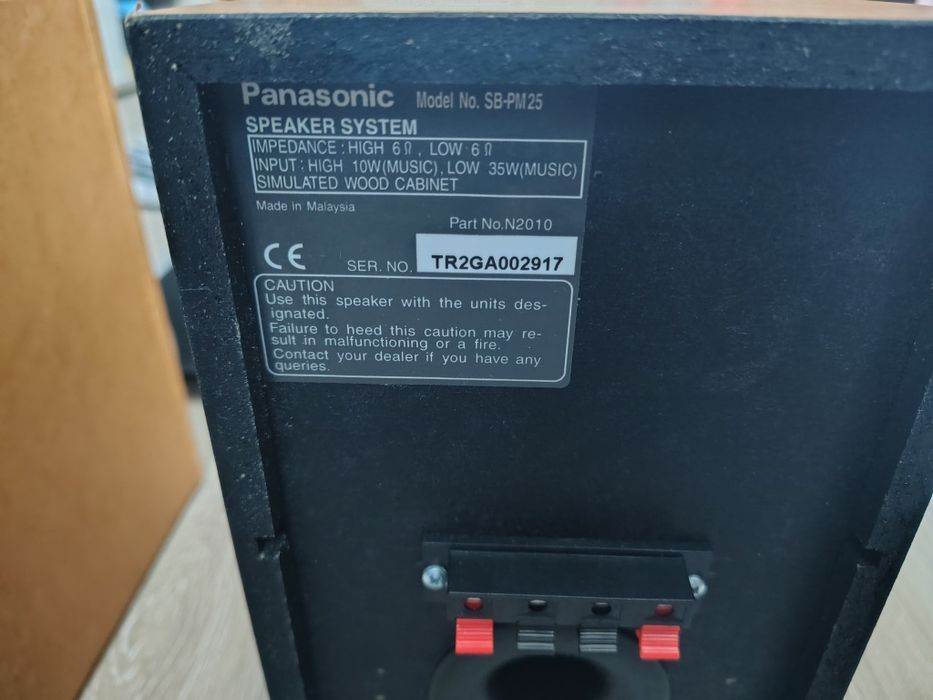 Boxe Panasonic impecabile