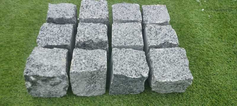 Piatra cubica granit Bianco Grigio 10x10x5