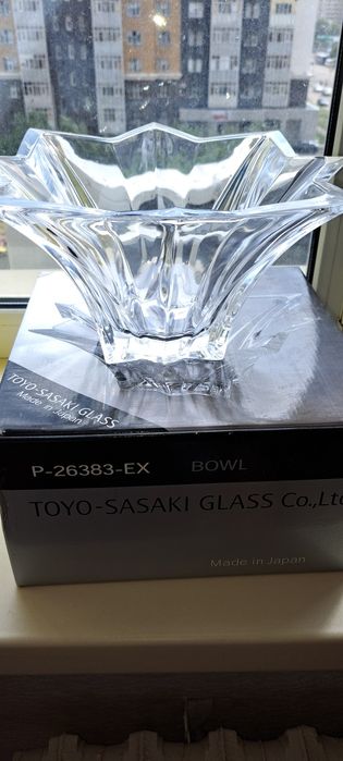 Ваза Toyo-Sasaki Glass CO.Ltd., Япония