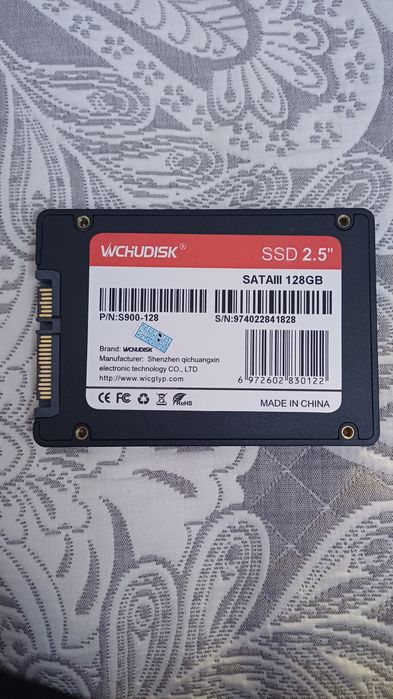 SSD б/у 128 gb SATA III
