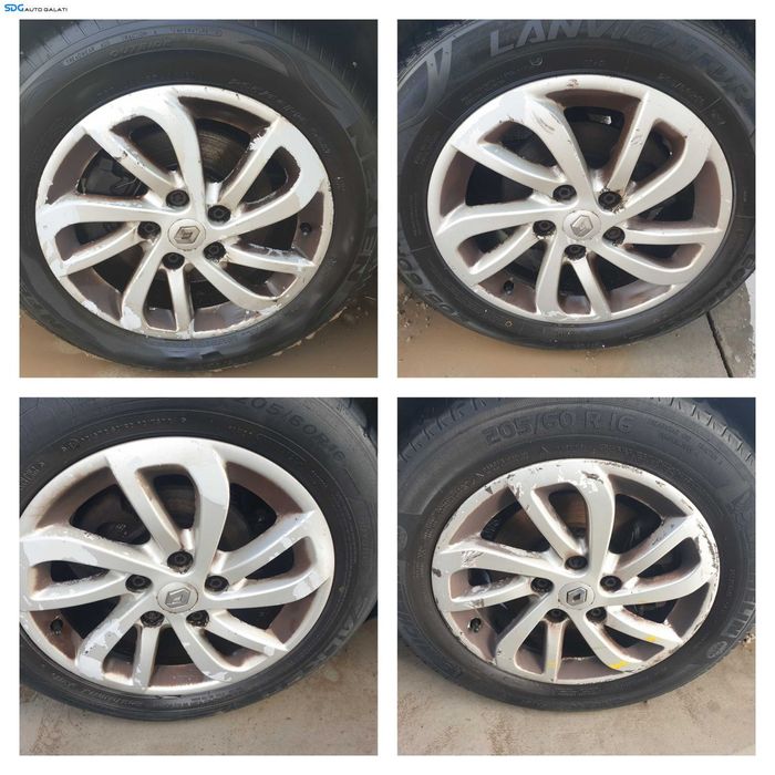 Set 4 Jante Roti Aliaj Aluminiu 205 60 16 R16 Renault Megane 3 2008 - 2016 [Q0349]