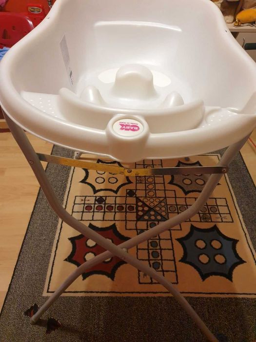 Анатомична вана OK Baby - Onda + метална стойка за модела OK Baby