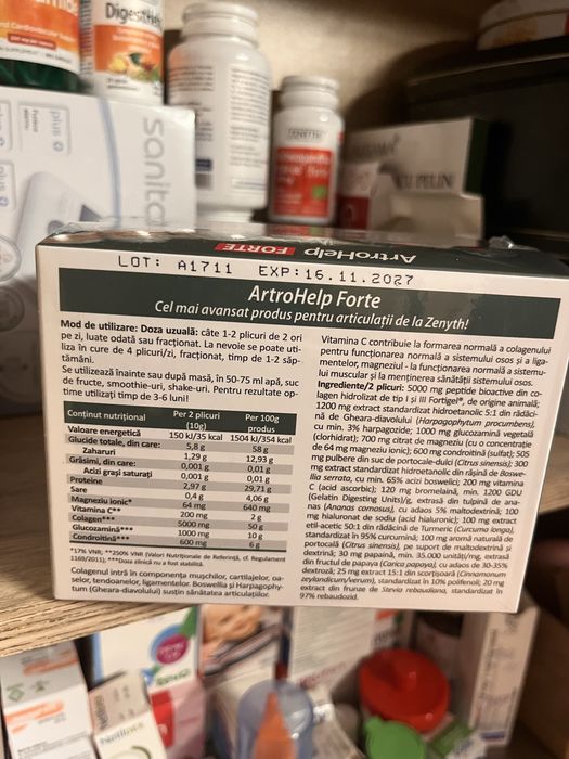 Colagen Zenyth Artrohelp Forte  42 plicuri