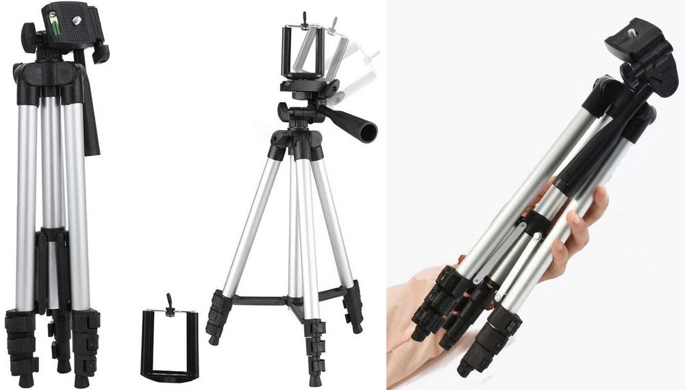 Trepied rabatabil nu ocupa volum. Ideal pentru poze. Nou!