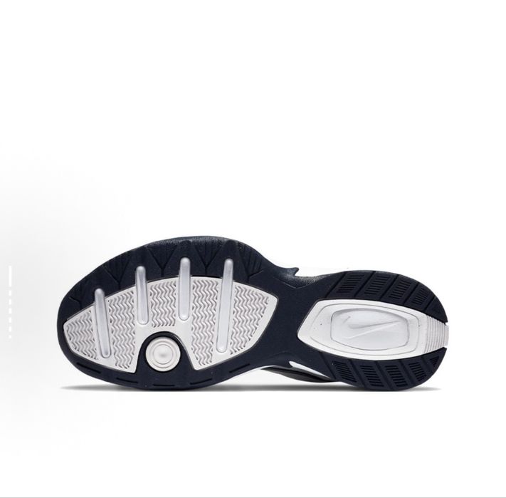 Оригинальные кроссовки Nike Air Monarch 4 White Navy. На заказ