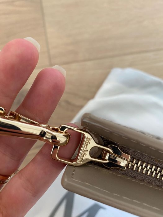 Plic Max Mara din piele si textil, nou