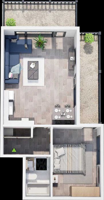 20% сега - 80% АКТ 16! Двустаен НОВА СГРАДА - Гребна база