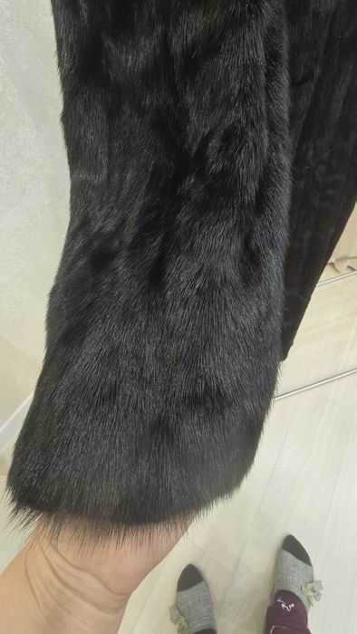 Шуба норковая длинная