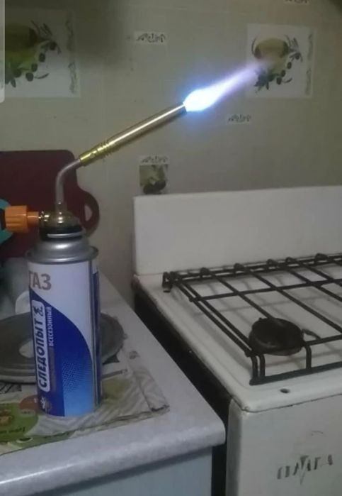 Горелки за газов флакон