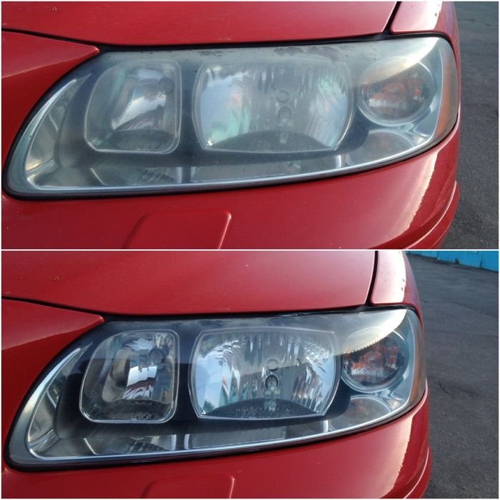 Полировка пластиковых фар