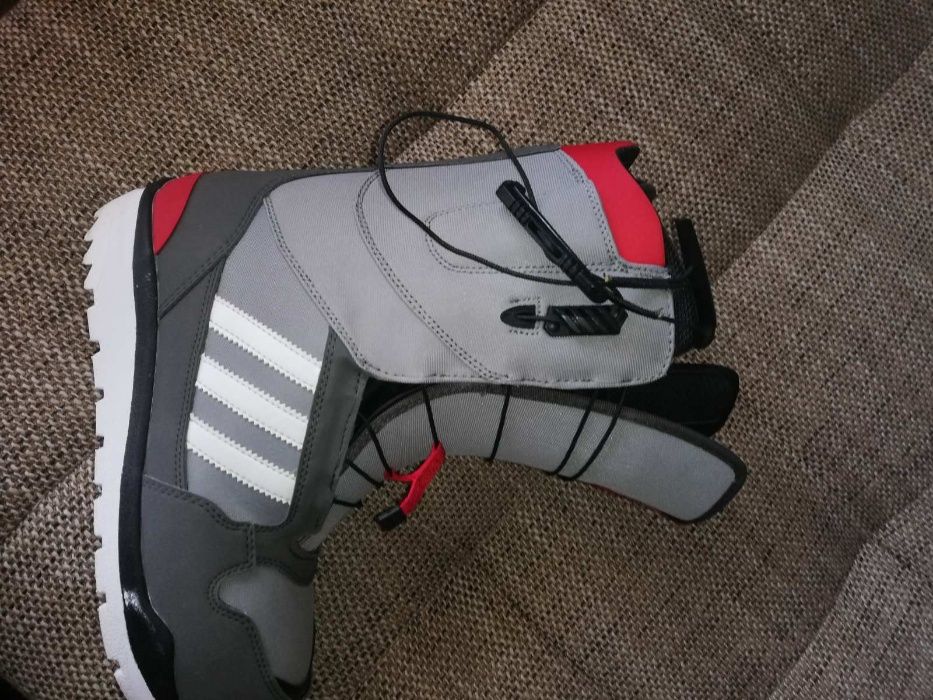 Нови обувки за сноуборд Адидас/Adidas, cки панталон SALOMON, Ски очила