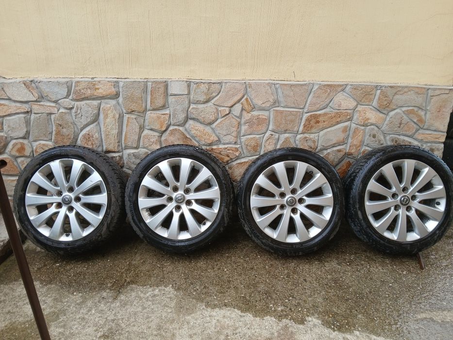 Оригинални Алуминиеви джанти 17цола за Opel Astra-k.j-Mokka.5 ×115.zafira-c.insignia.
