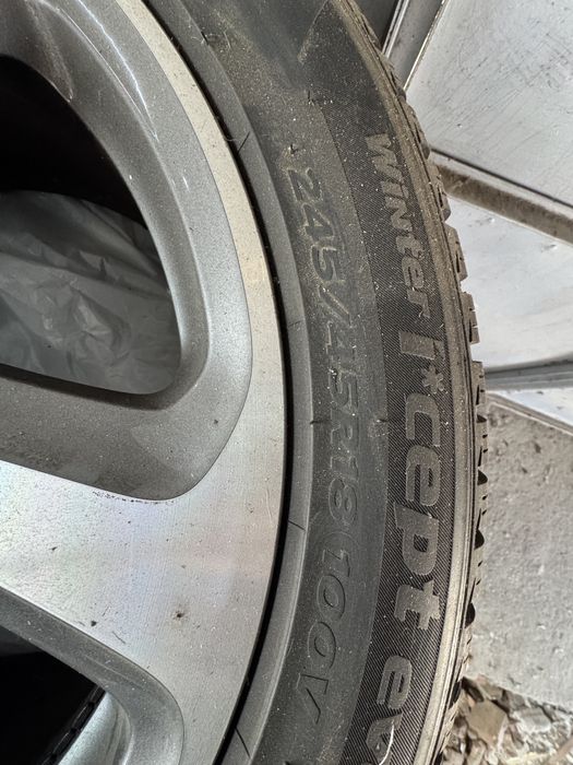 Jante Mercedes cu cauciucuri de iarna 245/45/18