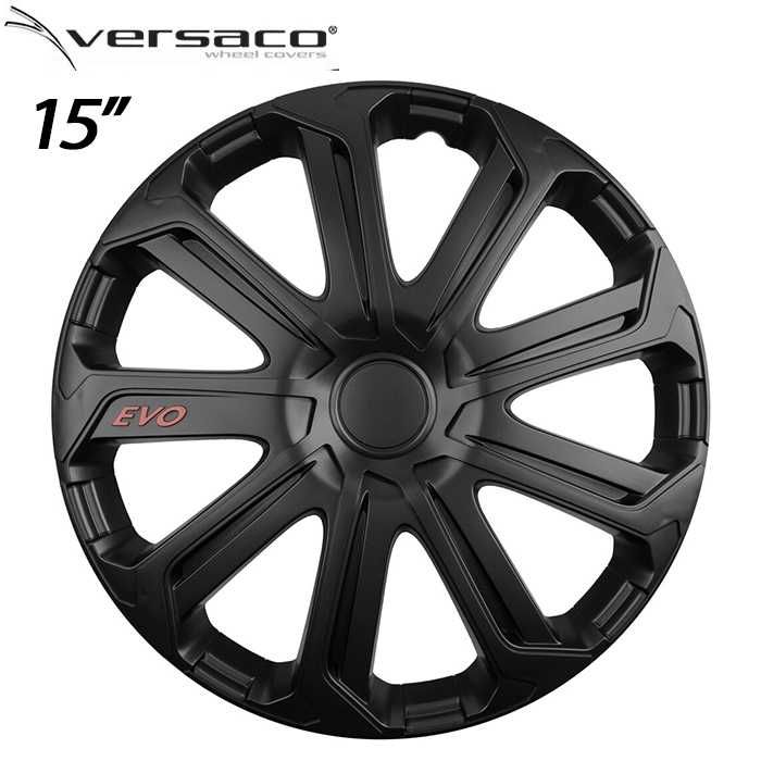 4 Броя Тасове за джанти 15'' Versaco Evo Black