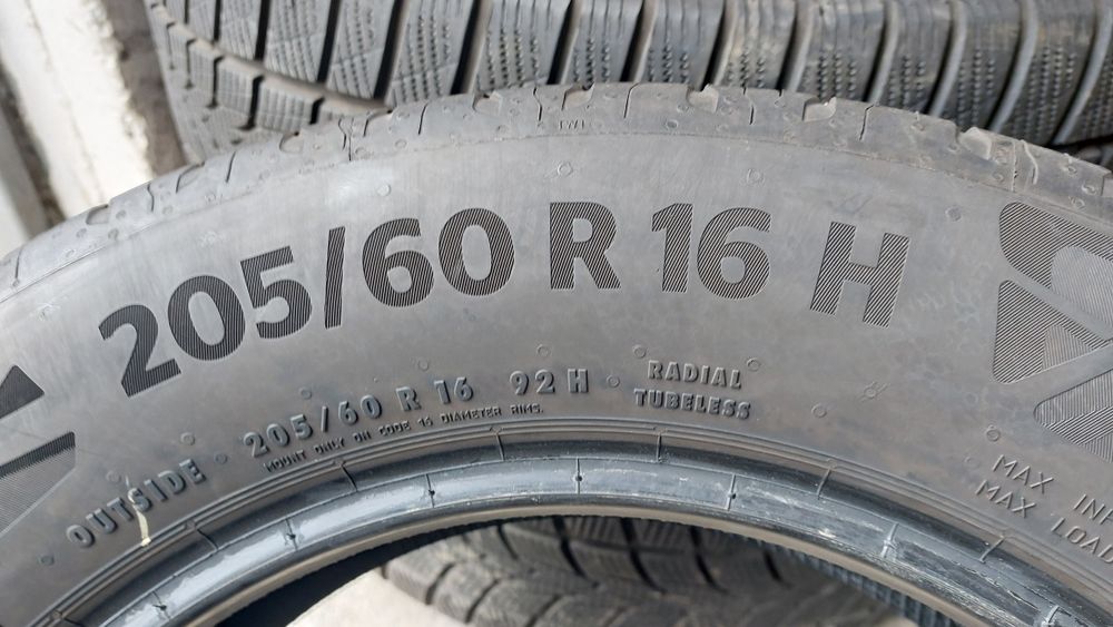 Летни гуми 205/60/16 Continental EcoContact 6 4 броя