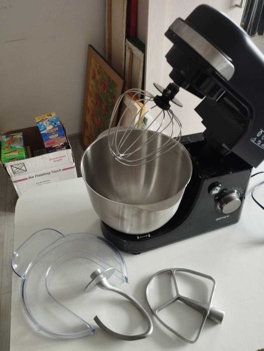 Mixer Planetar Delimano Astoria Black 300W - Bol Inox - În stare perfectă