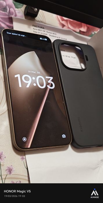 Xiaomi 15T Pro -256 GB / 12 GB RAM  / Mocha Gold / Garanție