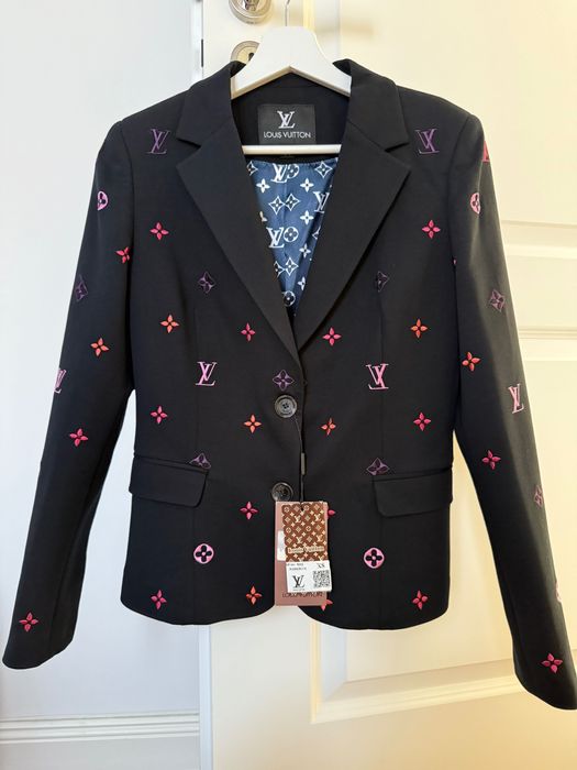 Sacou Louis Vuitton  dama negru marime XS blazer deosebit nou